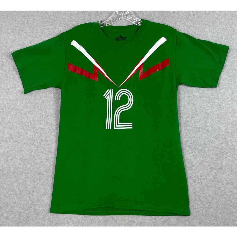 Mexico Soccer Yachtclub Graphic T Shirt Size‎ S Green